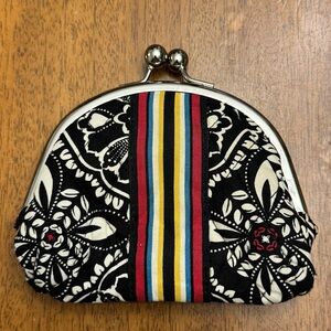 Rare Double Kiss Lock Coin Purse - Vera Bradley